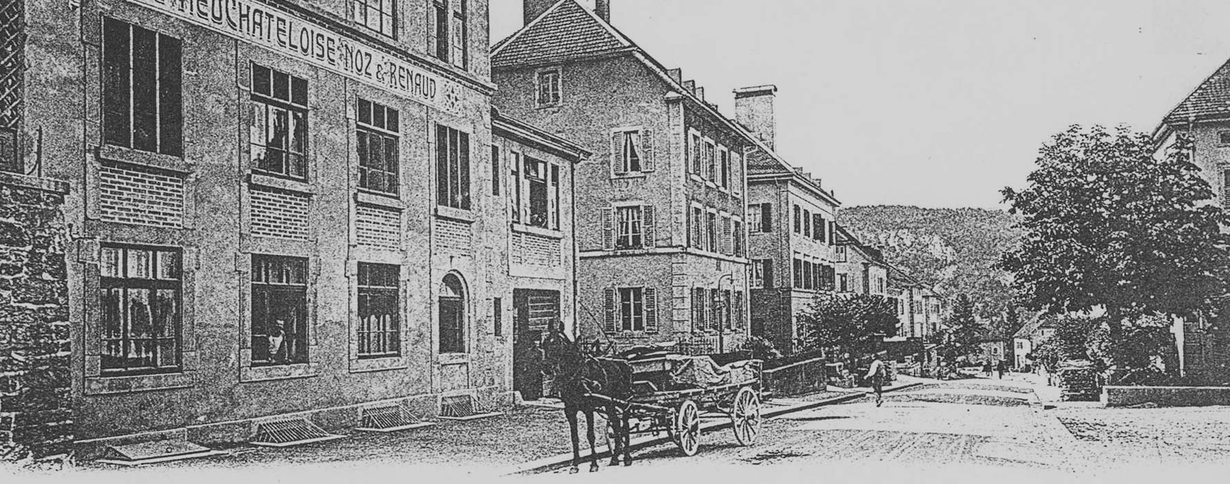 Les ateliers de mon arrière-grand-père à Brenets en 1892