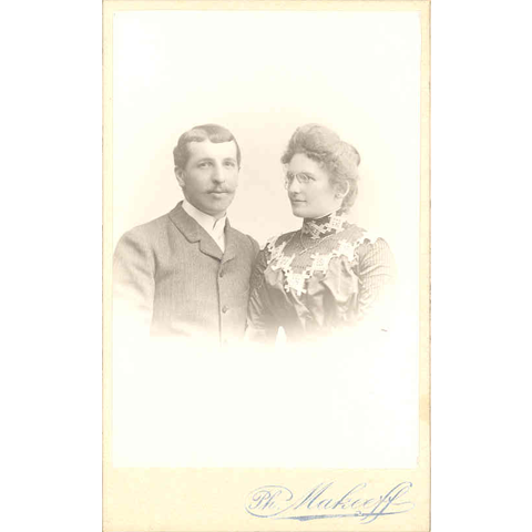 Mon arrière-grand-père Christian Noz et son épouse